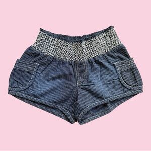 Tyte blue pinstripe shorts